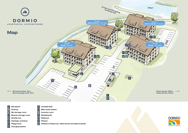 Map Dormio Aparthotel Hinterstoder