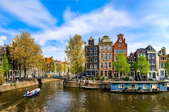 Visit the city of canals: Amsterdam