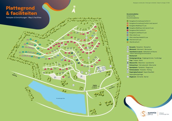 Parkplan von Summio Eifelpark Kronenburger See