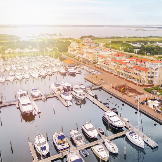 Verblijf in een appartement aan de haven van Ouddorp