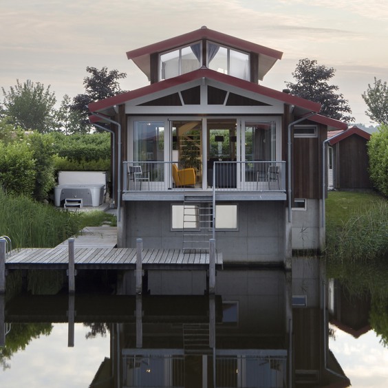 Comfortabele watervilla’s