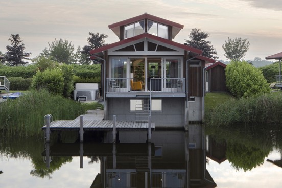 Comfortabele watervilla’s