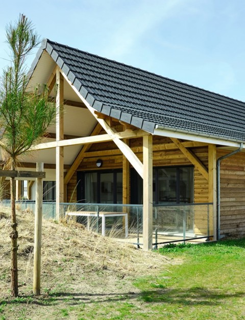 Genieten van uw eigen vakantiewoning
in de uitgestrekte duinen