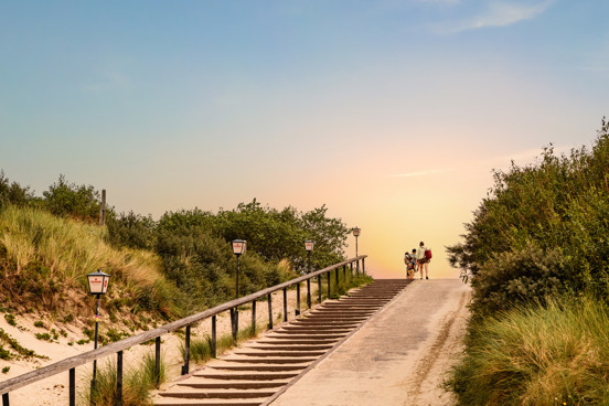 Ontspannen vakantiesfeer aan de kust