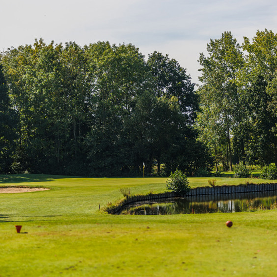 Golfen in de buitenlucht