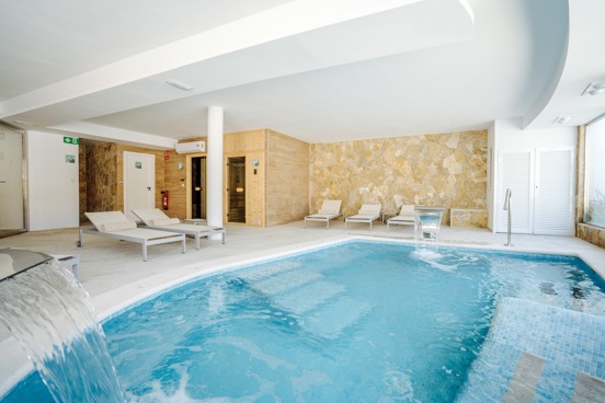 Ontspan in het spa-wellnessgedeelte