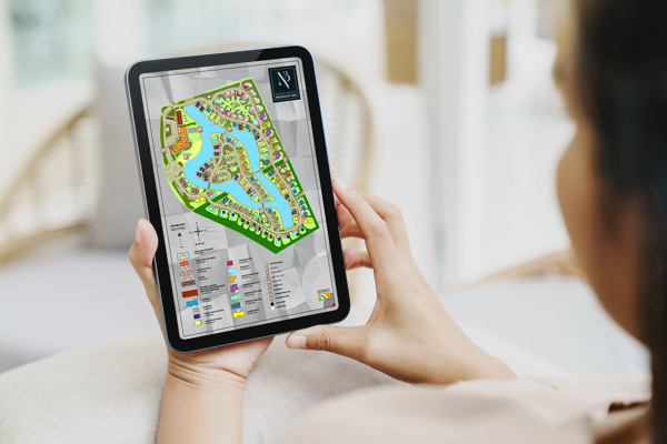 Le plan du Dormio Resort Nieuwvliet-Bad