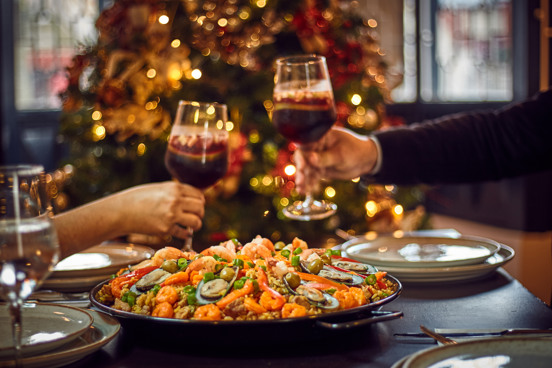 Geniet van een feestelijk kerstmenu