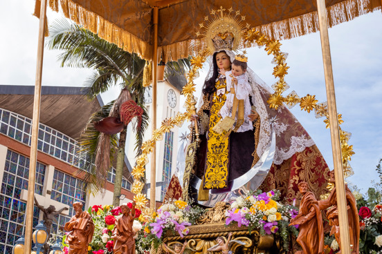 Virgen del Carmen in El Campello in juli