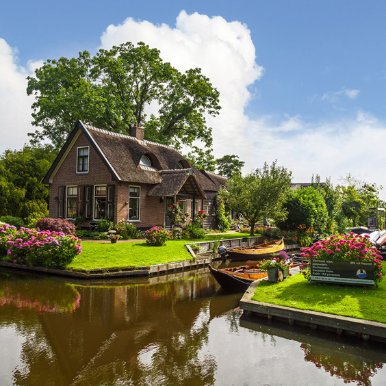 Giethoorn in de omgeving van Summio Buitenplaats de Marke van Ruinen