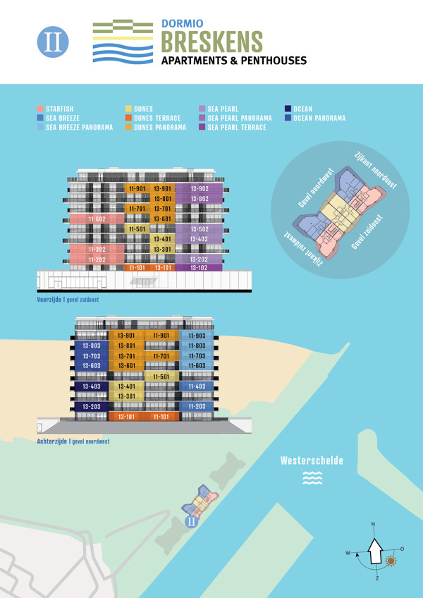 Plan du bâtiment Pharos II