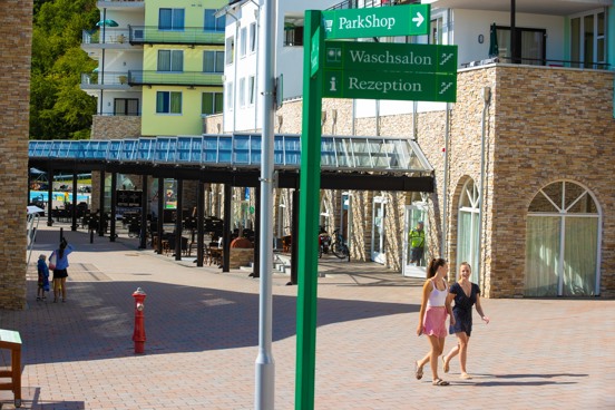 Gezellige promenade