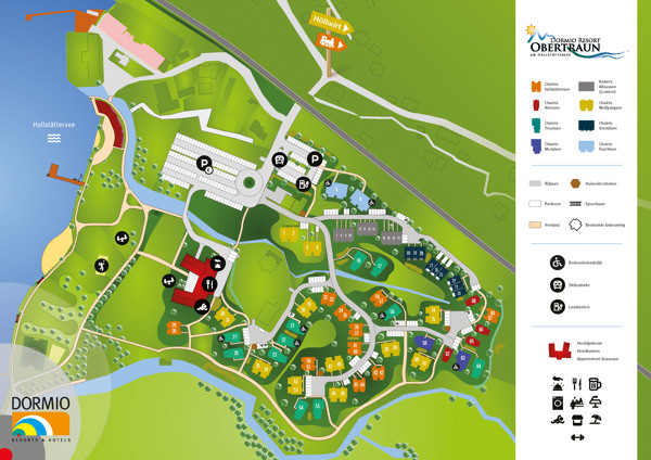 Plattegrond van Dormio Resort Obertraun