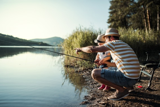 Vis aan de Rursee tijdens je weekendje in de Eifel