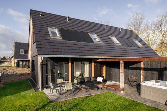 Huisjes in Nederland met buitenbubbelbad op unieke locatie