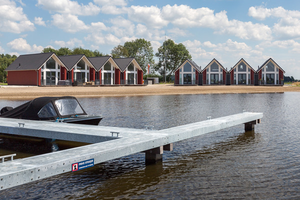Overnachten bij een jachthaven