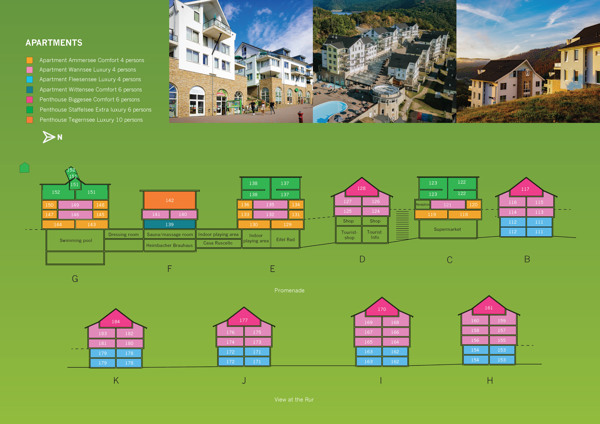 Map of apartments