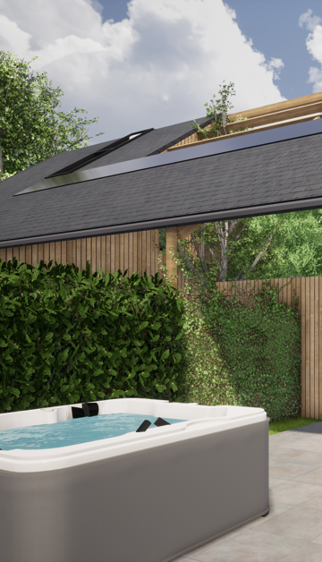 Savourez le luxe dans des maisons de vacances 
avec espace wellness privé