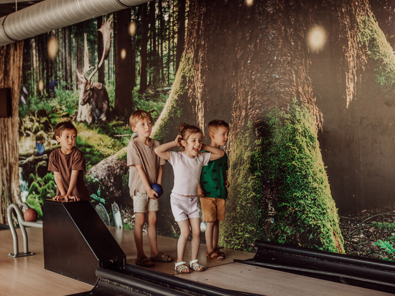 Bowlingbahn im Ferienpark