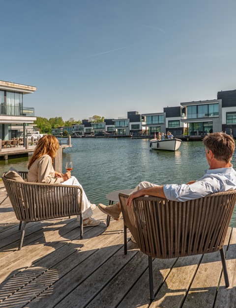 Een ontspannen en luxe verblijf aan het water