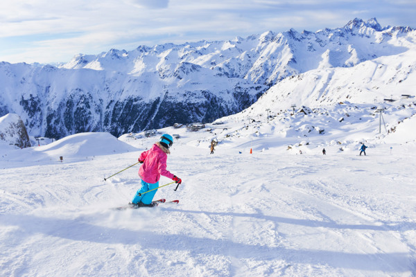 Sports d’hiver dans les Alpes