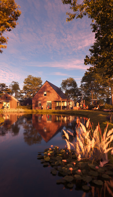 Vrijstaande vakantiewoningen
in de Drentse natuur