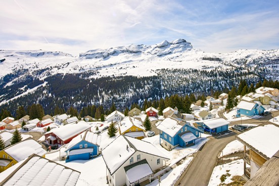 3. Skidorp Flaine is goed bereikbaar