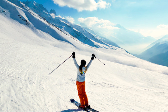 Het skigebied rondom Flaine