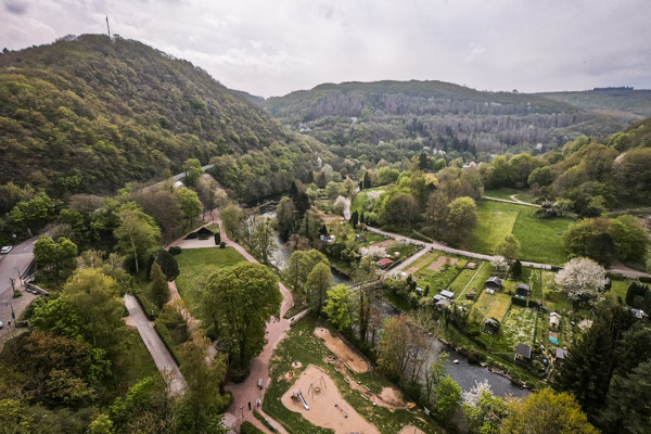 De prachtige natuur van de Eifel