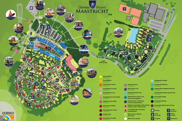 Voir le plan du complexe