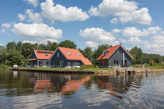Luxury beach lodges and water villas