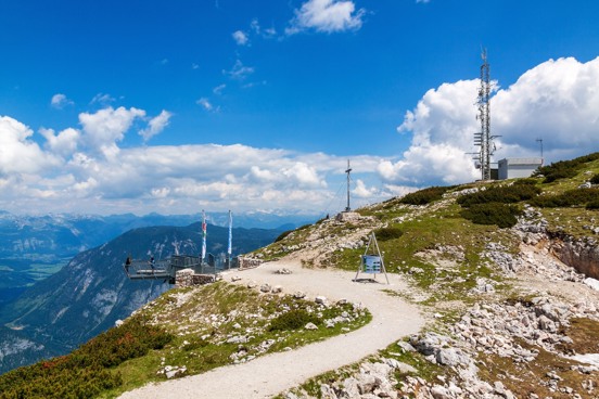 5-finger platform in de Oostenrijkse Alpen