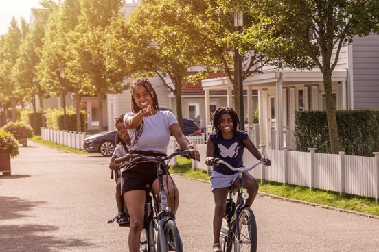 Verken de omgeving te fiets of e-chopper