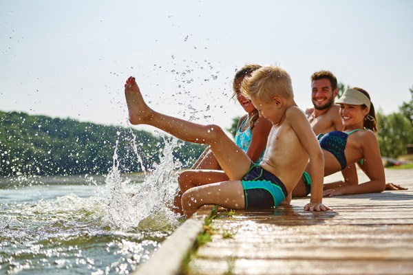 En vacances avec toute la famille