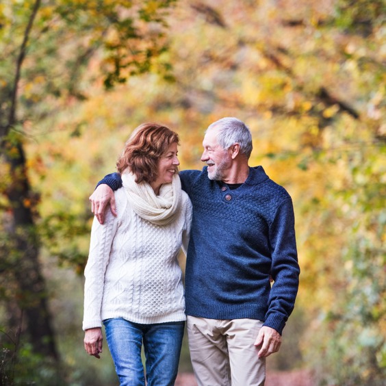 Wandeling in de natuur tijdens Valentijnsdag