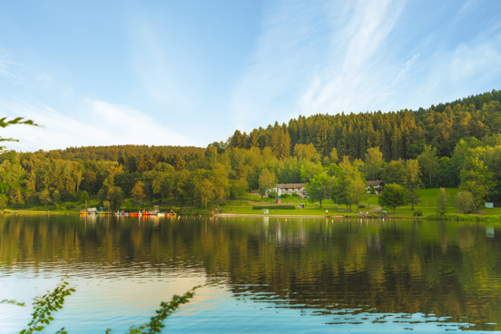 Genieten van de Kronenburger See