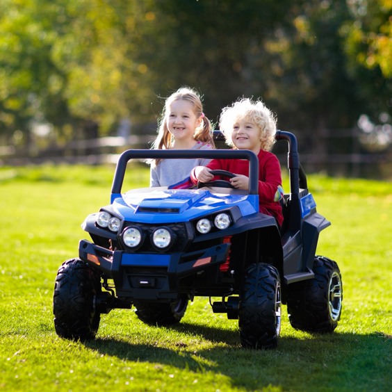 On an adventure with mini jeeps