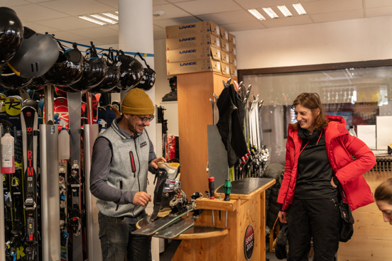 De faciliteit skiverhuur voor een fijne vakantie in de Franse Alpen