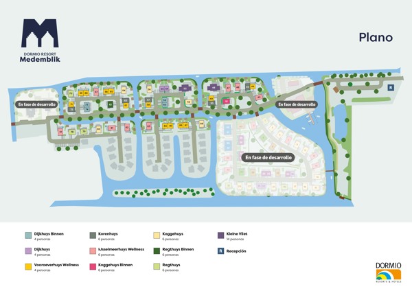 Plano de Dormio Resort Medemblik