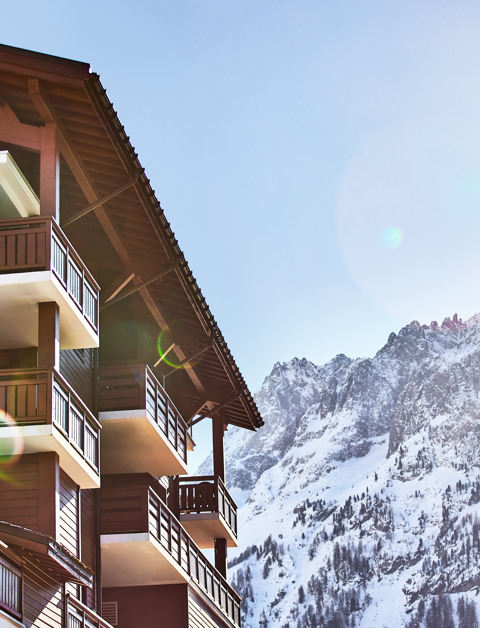 All-season appartementen 
aan de voet van de Mont Blanc