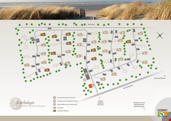 Map of Dormio Park Scorleduyn