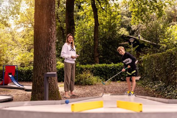Leukse sportieve activiteit minigolf
