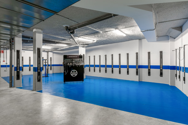 Ferienpark mit Fahrradausstattung