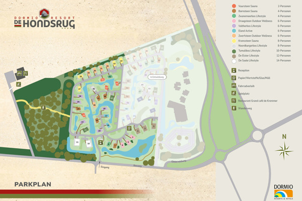 Sehen Sie sich den Parkplan an