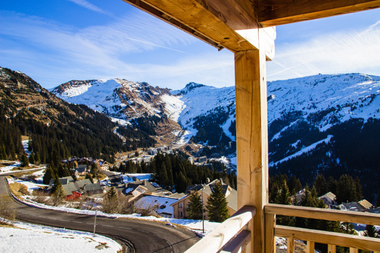 Vue impressionnante sur Flaine