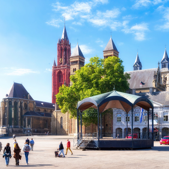 Bustling Maastricht with the lively Vrijthof