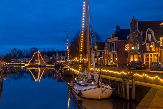 Bezoek gezellige steden tijdens de kerst