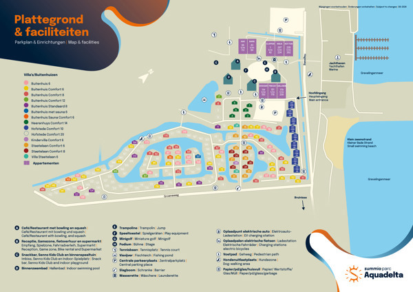 Plattegrond van Summio Parc Aquadelta