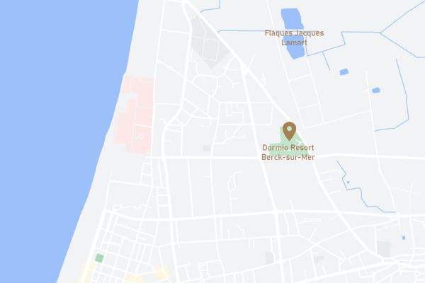 Locatie van Dormio Resort Berck-sur-Mer