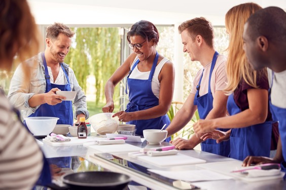 Un atelier de cuisine après votre meeting